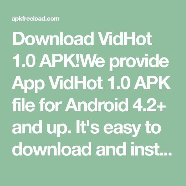 download vidhot apk for android
